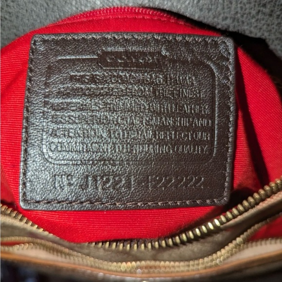 Coach Peyton Signature Multi Color Clover Floral Crossbody Bag F22222 - Picture 4 of 13